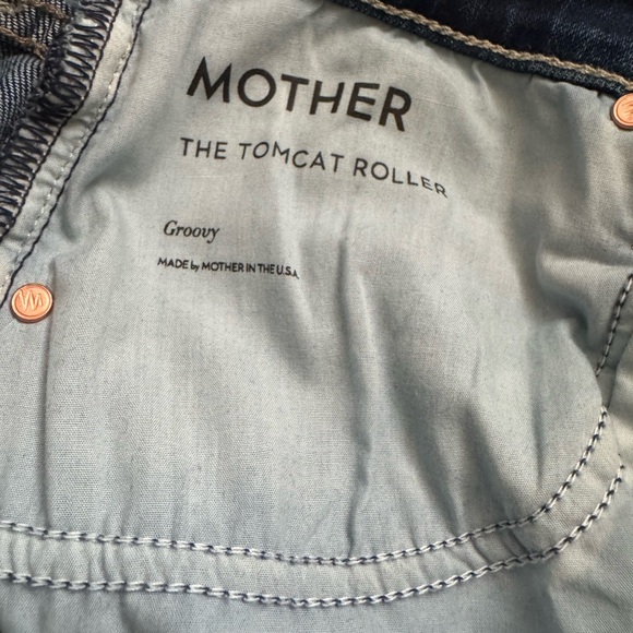 MOTHER Blue Flare Wide Leg Jeans - Picture 7 of 7